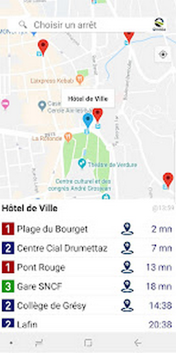 Businfo Aix les Bains Screen 2