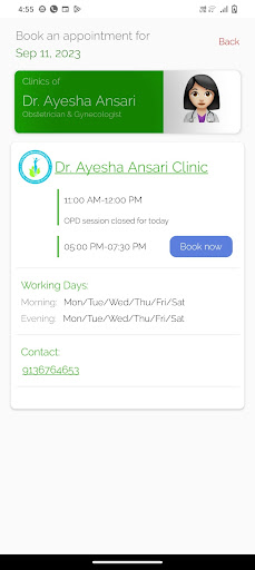 Dr Ayesha A Ansari Screen 3
