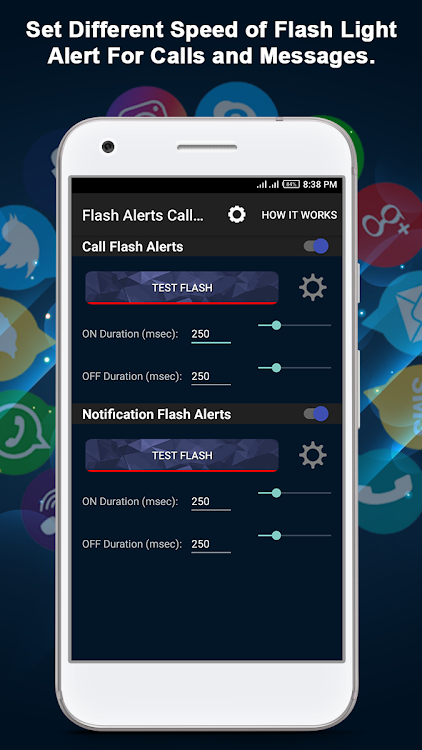 Flash Alert Call SMS - 2.19.4 - (Android)