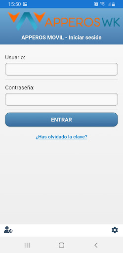 Android application Apperos Llave screenshort