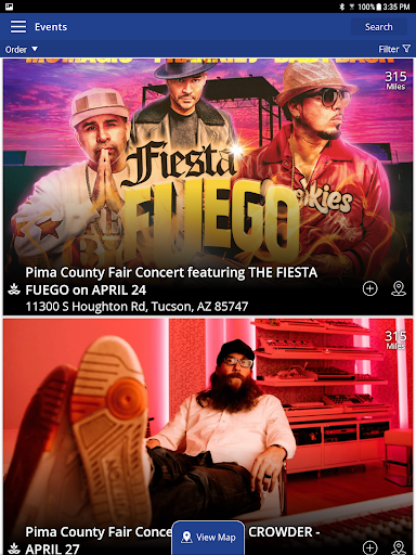 Screenshot of Southern Arizona Attractions