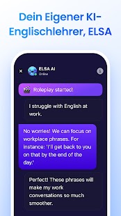 ELSA Sprechen: Englisch Lernen Captura de pantalla