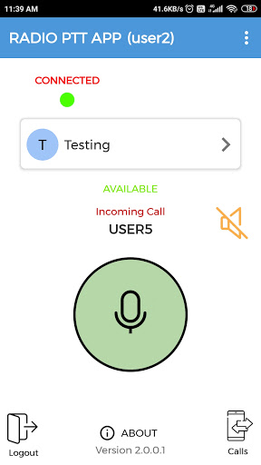 StackPTT Screen 2