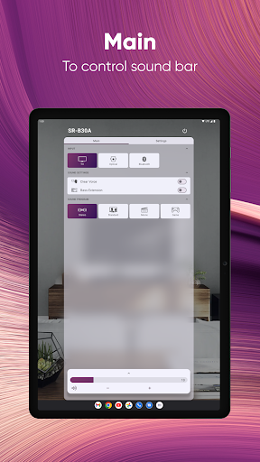 Screenshot of Sound Bar Remote
