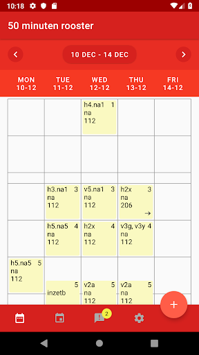 Android application RoosterVergelijker screenshort