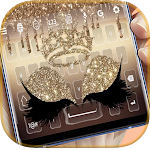 Cover Image of Descargar Glitter Princess Keyboard  APK