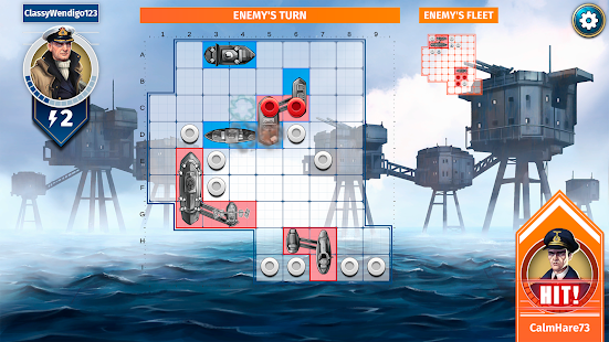 BATTLESHIP - Screenshot del gioco multiplayer