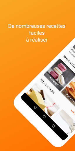 Android application Pâtisserie Gourmande : Recette screenshort