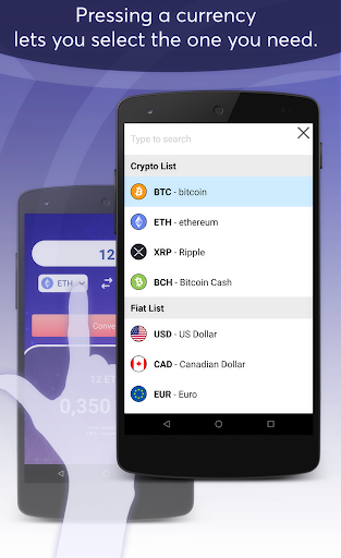 Crypto Trency Currency Convert Screen 2