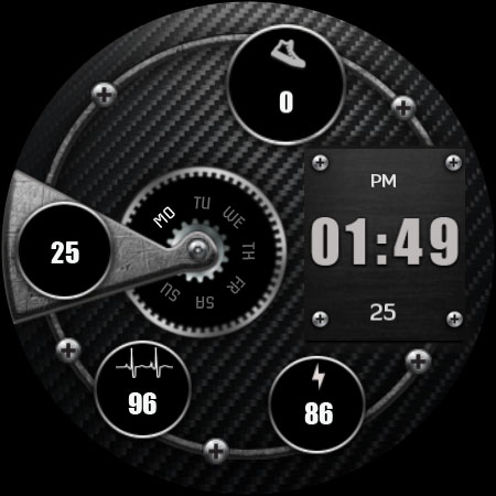 W-Design WOS032 - Watch Face Screen 3