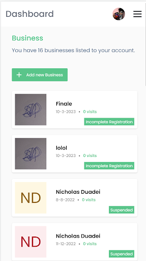 Android application Yenreach screenshort