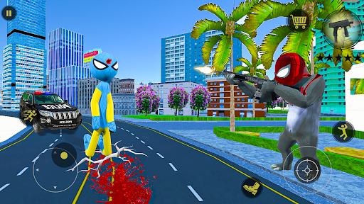 Rope Iron Stickman: vice city Screen 2