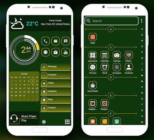 Screenshot of Elegant Launcher Pro 2