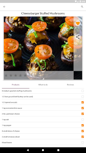 Appetizer Recipes Screenshot