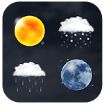 Cover Image of Download Realistic Weather Iconset HD  APK