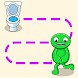 Draw To Path Toilet Race