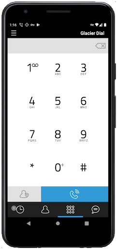 Android application Glacier Dial (Legacy) screenshort