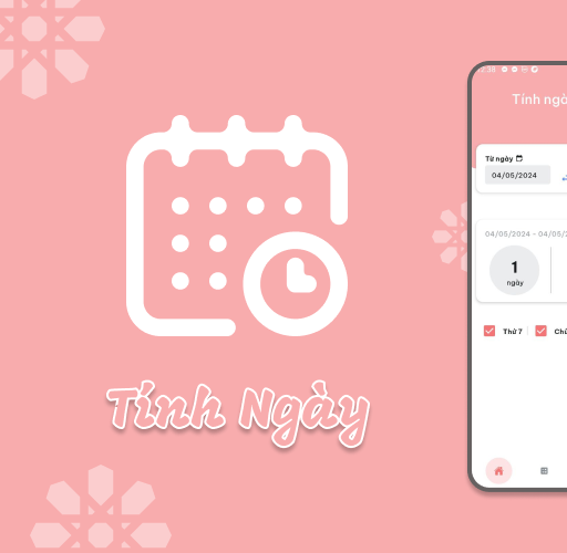 Android application Days Calculator screenshort