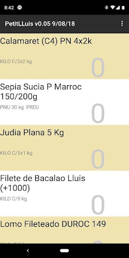Android application PetitLluis screenshort