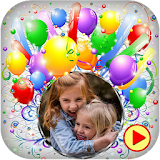 Birthday Video Maker with Song icon