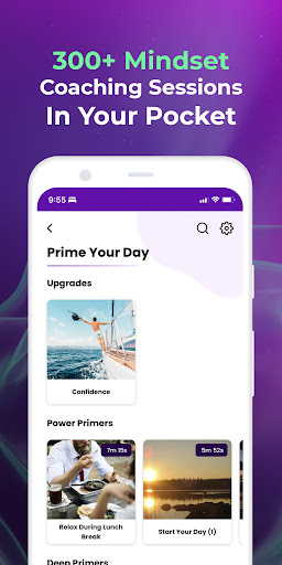 Screenshot of Primed Mind: Mindset Coaching