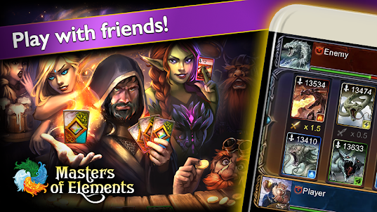 Masters of Elements－Online CCG