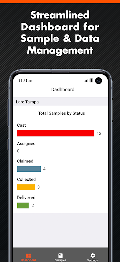Android application ForneyField screenshort