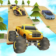 Top 40 Racing Apps Like Mountain Car Stunt - Mega Ramp GT Racing Car Game - Best Alternatives