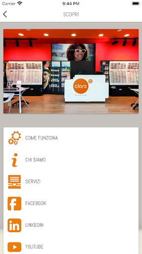OTTICA CLARO Screen 2