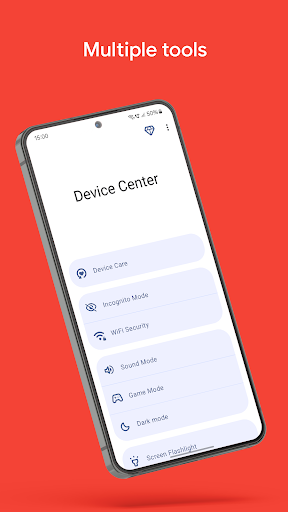 Android application Device Center screenshort