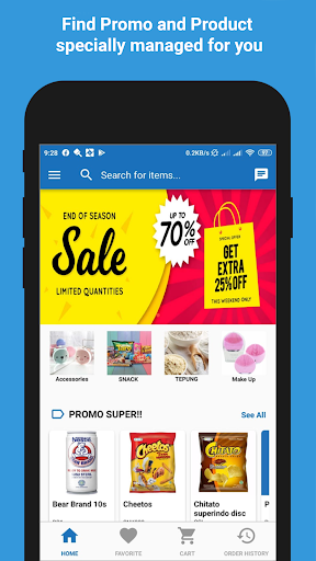 Android application Smartorder - Simple and Easy t screenshort