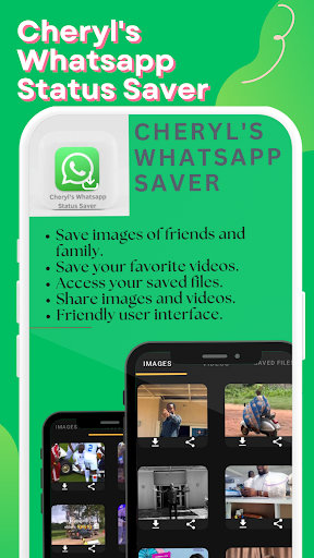 Android application Cheryl's Whatsapp Status Saver screenshort