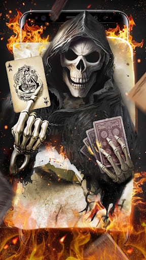 Poker Skull Live Wallpapers