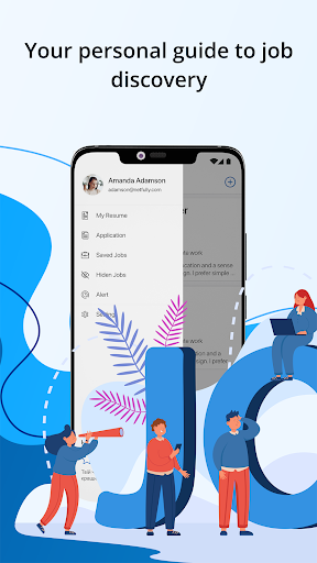 Android application Teamnety: Job Search & News screenshort