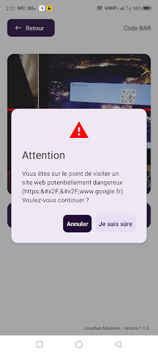 Qr Bar Code Reader Screen 3
