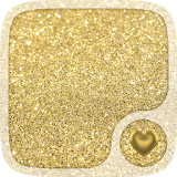 Gold Hearts Wallpaper icon