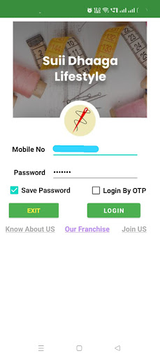 Android application Suii Dhaaga LifeStyle screenshort