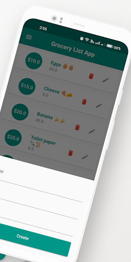 Grocery List App-Shopping List