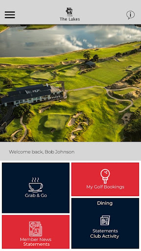 Android application The Lakes Golf Club screenshort
