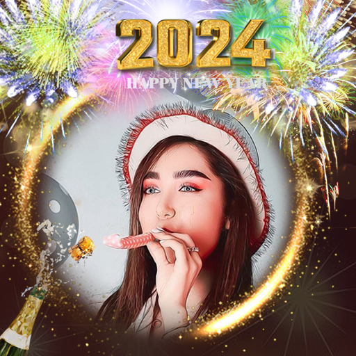 New year photo frame 2024 1.3 Icon