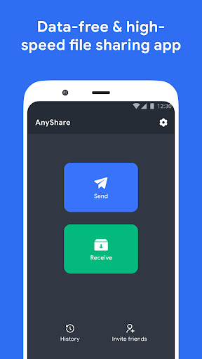 Android application AnyShare - Share Files screenshort