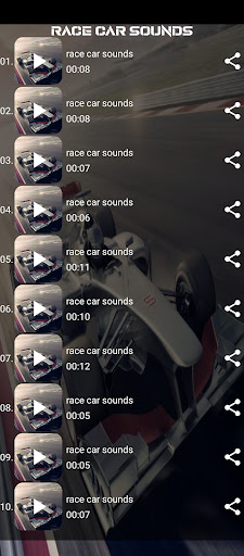 race car sounds Screen 2