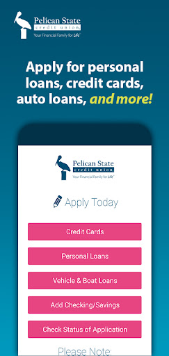 Android application MyPelican screenshort