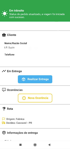 OpenTMS Screen 3