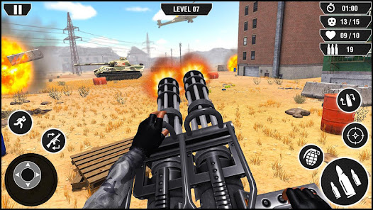 Machine Gun Games: War Shooter 1.0.26 APK + Mod (Unlimited money) for Android