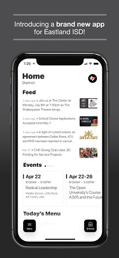 Android application Eastland ISD screenshort