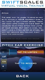 SWIFTSCALES - Vocal Trainer Capture d'écran