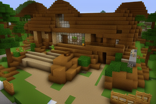 Android application Craftsman: Block craft 3D screenshort