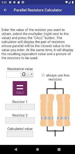 Android application Electrician's Handbook Basic screenshort