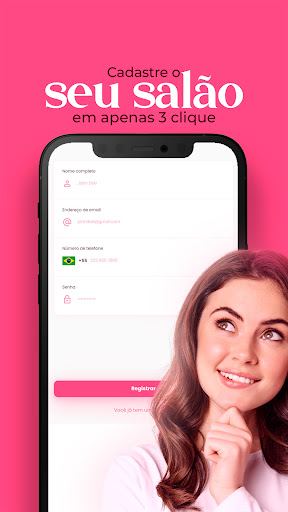 Android application Bellatu Gerenciamento de Salão screenshort